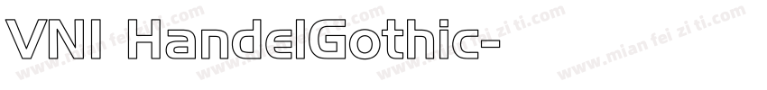 VNI HandelGothic字体转换